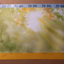 My project for course: Dreamy Watercolor Landscapes: Paint with Light. Un projet de Peinture , et Aquarelle de Zane Libiete - 19.03.2023