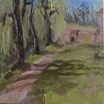 My project for course: Plein Air Oil Painting for Beginners: Paint Outdoors. Een project van  Beeldende kunst, Schilderij y  Olieverfschilderij van theresa_kluemper - 19.03.2023