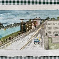 Mon projet du cours : Création de paysages contemporains à l'aquarelle. Watercolor Painting project by Anne Marsan - 03.19.2023