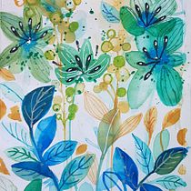 Mi proyecto del curso: Acuarela floral: conecta con la naturaleza. Un progetto di Illustrazione tradizionale, Pittura, Pittura ad acquerello e Illustrazione botanica di Yoselin Poblete - 19.03.2023