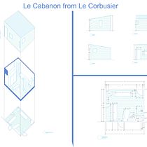Mi proyecto final de curso: Le Cabanon from le Corbusier Ein Projekt aus dem Bereich Architektur, Innenarchitektur, L, schaftsbau, Architektonische Illustration, ArchVIZ und Innendesign von Stevan Alejandro Camacho Rodriguez - 20.03.2023