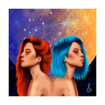 Mi proyecto del curso: Retratos digitales de fantasía con Photoshop. Ilustração tradicional, Desenho, Ilustração digital, Desenho de retrato, Desenho digital, e Pintura digital projeto de Susana PA - 18.03.2023