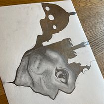 Il mio progetto del corso: Illustrazione surrealista ispirata alla natura. Traditional illustration, Pencil Drawing, Drawing, Artistic Drawing, Naturalistic Illustration, and Colored Pencil Drawing project by alina_mir - 03.20.2023