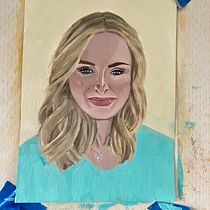 My project for course: Portrait Painting with Oil: Explore Light and Shade. Fine Arts, Painting, and Oil Painting project by Claire Biddle - 02.28.2023
