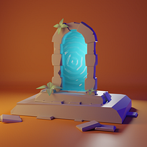 Magic Portals💫. 3D, Design de personagens, Modelagem 3D, Design de personagens 3D, e 3D Design projeto de Juan Pablo Gonzalez Molina - 18.03.2023