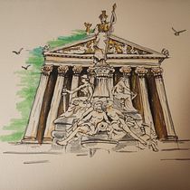 Mi proyecto del curso: Dibujo arquitectónico expresivo con marcadores de colores. Sketching, Drawing, Architectural Illustration, Sketchbook & Ink Illustration project by Noelia Pérez - 03.20.2023