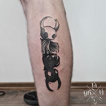 Mój tatuaż z kursu: Projektowanie tatuaży w estetyce Blackwork. Un projet de Illustration traditionnelle, Illustration numérique , et Conception de tatouage de Damian Parzyszek - 20.03.2023