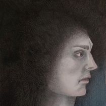 My project for course: Chiaroscuro Creative Portrait with Pencils. Un projet de Illustration traditionnelle, Dessin au cra, on, Dessin de portrait, Dessin artistique, Dessin aux cra , et ons de couleur de rr_12 - 20.03.2023