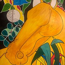 Mi proyecto del curso: Introducción a la pintura acrílica: crea un lienzo tropical. Un projet de Peinture acr , et lique de fyjqnggpqq - 21.03.2023