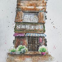 My project for course: Expressive Architectural Sketching with Colored Markers. Sketching, Drawing, Architectural Illustration, Sketchbook & Ink Illustration project by Lesley Towart - 03.21.2023
