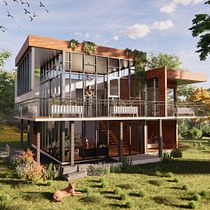 Mi proyecto del curso: Diseño y modelado arquitectónico 3D con Revit. Un projet de 3D, Architecture, Architecture d'intérieur, Modélisation 3D, Architecture numérique , et ArchVIZ de mayraljaimes - 27.02.2023