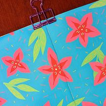 My project for course: Botanical Patterns in a Sketchbook: Conquer the Blank Page. Ilustração tradicional, Pattern Design, Ilustração botânica, e Sketchbook projeto de Amalia Gilad Man - 10.03.2023