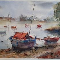 Mi proyecto del curso: Pintura en acuarela de paisajes marinos. Pintura, Pintura em aquarela e Ilustração naturalista projeto de b.espinoza.castro - 21.03.2023