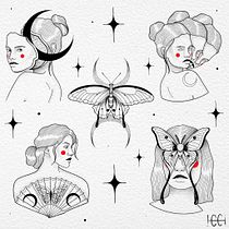 Mi proyecto del curso: Diseño de tatuaje de autor con Procreate. Ilustração tradicional, Design gráfico, Desenho, Ilustração digital, Desenho de tatuagens, e Desenho digital projeto de camiicoutto - 21.03.2023