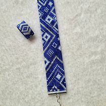 Royal Blue couple (bracelet & ring). Un progetto di Design di accessori, Artigianato, Design di gioielli e Fiber Art di mandy_b - 21.03.2023