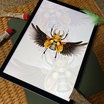 Mój projekt z kursu: Projektowanie artystycznych tatuaży ze złotym tuszem w Procreate. Ilustração tradicional, Ilustração digital, e Desenho de tatuagens projeto de msztanderski - 21.03.2023