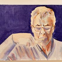 My project for course: Artistic Portrait with Watercolors. Fine Arts, Painting, Watercolor Painting, and Portrait Drawing project by Anne Tanguy Taddonio - 03.21.2023