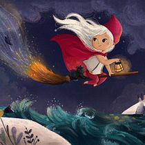 My project for course: Children’s Illustration with Procreate: Paint Magical Scenes. Ilustração tradicional, Ilustração digital, Ilustração infantil, Pintura digital, e Álbum ilustrado projeto de Marina Hrinchuk - 20.03.2023