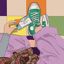 My project for course: Digital Drawing in Procreate: Illustrate Your Favorite Decade. Un proyecto de Ilustración tradicional, Ilustración digital, Dibujo digital e Ilustración editorial de chelseyboley - 22.03.2023