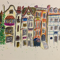 My project for course: Expressive Architectural Sketching with Colored Markers. Sketching, Drawing, Architectural Illustration, Sketchbook & Ink Illustration project by melissara5767 - 03.21.2023