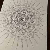 My project for course: The Art of Mandala Drawing: Create Geometric Patterns. Drawing & Ink Illustration project by yume108 - 03.22.2023