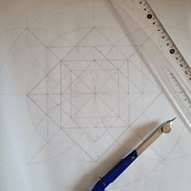 Mon projet du cours : Initiation aux Arts de l'Islam : créez des motifs biomorphiques. Painting, Pattern Design, Drawing, Watercolor Painting & Ink Illustration project by nthouveny - 03.22.2023