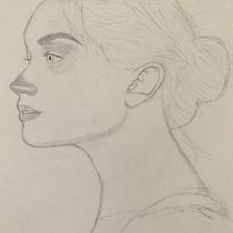 My project for course: Graphite Line Drawing for Portrait Sketchbooking. Artes plásticas, Esboçado, Desenho, Desenho de retrato, e Sketchbook projeto de Zeke Syrcle - 22.03.2023