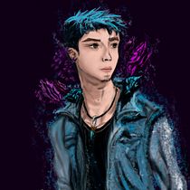 Mi proyecto del curso: Retratos digitales de fantasía con Photoshop (Auto Retrato). Ilustração tradicional, Desenho, Ilustração digital, Desenho de retrato, Desenho digital, e Pintura digital projeto de Axl Mariscal - 12.04.2022