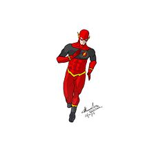 Flash-Ferrari. Proyecto fin de curso. Anatomia de un superheroe . Un progetto di Illustrazione tradizionale, Character design, Fumetto, Disegno a matita e Disegno anatomico di Salvador Valenzuela - 23.03.2023