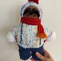 My project for course: Design and Embroidery of Dolls with Punch Needle . Embroider, Decoration, Art To, s, Punch Needle, and Textile Design project by Samia Franco Abugattas - 03.23.2023