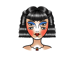 Mój projekt z kursu: Projektowanie tatuaży w stylu old school w Procreate. Projekt z dziedziny Trad, c, jna ilustracja,  R, sunek, Ilustracja c, frowa i Projektowanie tatuaż użytkownika Julia Balsam - 23.03.2023