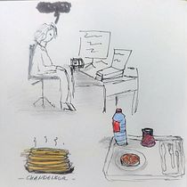 Mon projet du cours : Journal intime illustré : pratiquez au quotidien la pleine conscience. Fine Arts, Sketching, Creativit, Drawing, and Sketchbook project by maudieuf - 03.23.2023