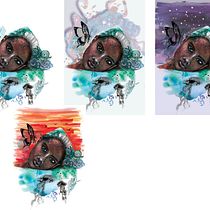 Mój projekt z kursu: Portret ilustrowany z użyciem akwareli. Un projet de Illustration traditionnelle, Beaux Arts, Peinture, Dessin, Aquarelle, Dessin de portrait , et Dessin artistique de Justyna Skrzeczkowska - 28.03.2023