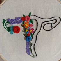 Il mio progetto del corso: Ricamo a mano anatomico e floreale per capi e accessori. Projekt z dziedziny  Haft, Upc, cling, Wzornictwo tekst i liów użytkownika Rosamaria Sestili - 15.03.2023