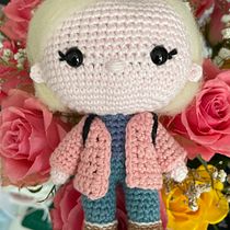 My project for course: Amigurumi: Learn to Crochet People. Arts, Crafts, To, Design, Fiber Arts, Crochet, Amigurumi, and Textile Design project by Lady-Cherise Johnson - 03.23.2023