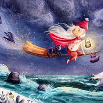 My project for course: Children’s Illustration with Procreate: Paint Magical Scenes. Ilustração tradicional, Ilustração digital, Ilustração infantil, Pintura digital, e Álbum ilustrado projeto de Betül İlter - 20.03.2023