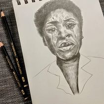 My project for course: Portrait Sketchbooking: Explore the Human Face. Un projet de Esquisse , Dessin, Dessin de portrait, Dessin artistique , et Carnet de croquis de novotnamgr - 23.03.2023