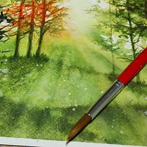 Mi proyecto del curso: Paisajes de ensueño con acuarela: plasma la luz. Un projet de Peinture , et Aquarelle de Teresita Sabarots - 24.03.2023