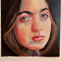 My project for course: Portrait Painting with Oil: Explore Light and Shade. Fine Arts, Painting, and Oil Painting project by zoeybaloey - 03.22.2023