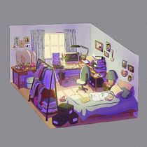 My project for course: Visual Development: Illustrate Imaginary Settings. Drawing, Digital Illustration, Concept Art, and Digital Drawing project by Ziggy Minamoto - 03.24.2023