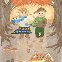 My project for course: Children’s Illustration with Procreate: Paint Magical Scenes. Ilustração tradicional, Ilustração digital, Ilustração infantil, Pintura digital, e Álbum ilustrado projeto de Marie Hull - 24.03.2023