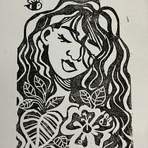 My project for course: Carved Stamps for Illustrated Compositions. Een project van Traditionele illustratie, Craft,  Beeldende kunst y Printen van Lisa Davis Palmer - 21.03.2023