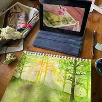 My Forest. Un projet de Peinture , et Aquarelle de ambrosia - 24.03.2023