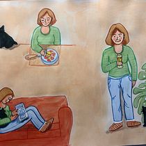 Mi proyecto del curso: Creación de personajes a partir de dibujos de observación. Un proyecto de Ilustración tradicional, Diseño de personajes, Dibujo y Sketchbook de Jennifer Vanegas - 25.03.2023