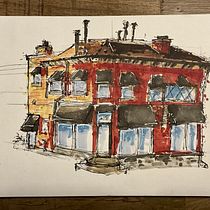 My project for course: Expressive Architectural Sketching with Colored Markers. Sketching, Drawing, Architectural Illustration, Sketchbook & Ink Illustration project by Graham Taylor - 03.21.2023