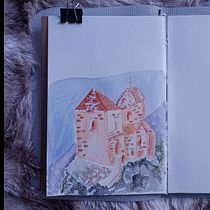 Mi proyecto del curso: Urban sketching contemporáneo con técnicas mixtas Ein Projekt aus dem Bereich Traditionelle Illustration, Malerei, Architektonische Illustration und Illustration mit Tinte von Yesica Anaya - 25.03.2023