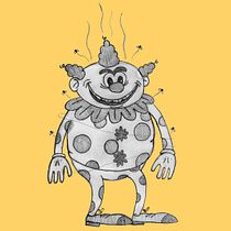 My project for course: Introduction to the Creation of Cartoon Style Characters (final progression of clown). Un projet de Illustration traditionnelle, Conception de personnages , et Dessin de John Joseph Tanguay - 23.03.2023
