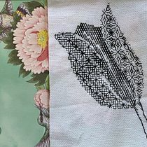 My project for course: Introduction to Blackwork Embroidery. Un proyecto de Bordado y Diseño textil de Romanee Karunchintadit - 23.03.2023