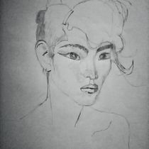 Il mio progetto del corso: Ritratto su blocco da disegno: esplora il volto umano Ein Projekt aus dem Bereich Skizzenentwurf, Zeichnung, Porträtzeichnung, Artistische Zeichnung und Sketchbook von vita_alba72 - 26.03.2023