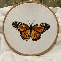 Mi proyecto del curso: Técnicas de bordado realista. Traditional illustration, Embroider, and Textile Design project by adrisnchz2605 - 03.11.2023